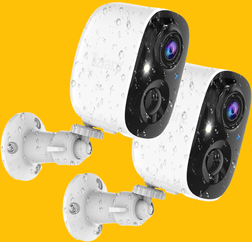 Security Cameras Wireless Outdoor,2K Indoor WiFi Wireless Cameras