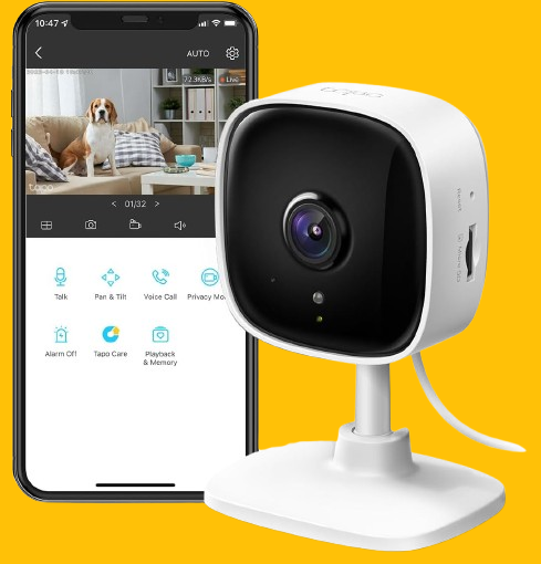 TP-Link Tapo 1080P Indoor Security Camera for Baby Monitor